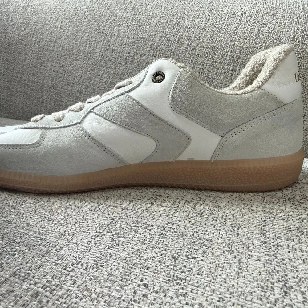 NWT Verbenas Soro Savage Men's White and Tan Sneakers size EU 44 US 11